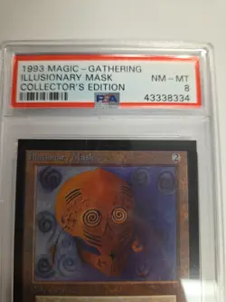 Graded Illusionary Mask PSA 8 MINT Collectors' Edition MTG Magic The Gathering - Image 2
