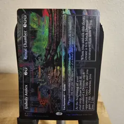 FOIL - Unholy Annex / Ritual Chamber - Borderless - Duskmourn 0339 MTG - NM - Image 1