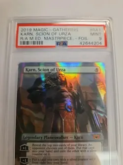 FOIL Karn, Scion of Urza MASTERPIECE MINT PSA 9 MTG Magic Ravnica Mythic Edition - Image 3
