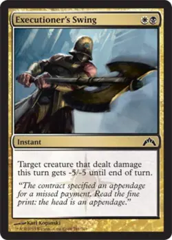 Executioner's Swing -Foil Medium Play MTG Gatecrash - Image 1