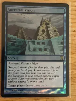 MTG: Ancestral Vision: Time Spiral: Foil: Near Mint Condition - Image 1