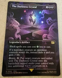 The Darkness Crystal - #335 Foil (Borderless) Final Fantasy - Mtg - Image 1