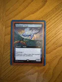 MTG - Dreamtide Whale (Extended Art) 450 - Modern Horizons 3 NM Magic - Image 1