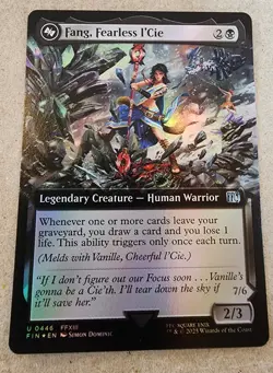 Fang, Fearless l'Cie - #446 Foil (Extended Art) Final Fantasy - Mtg - Image 1