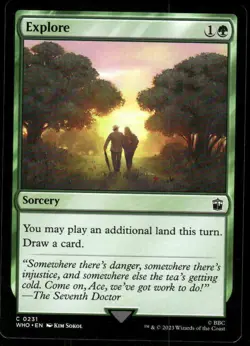 1x Explore - Universes Beyond: Doctor Who - NM - MTG - Image 1