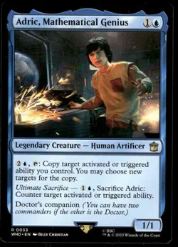 1x Adric, Mathematical Genius - Universes Beyond: Doctor Who - NM - MTG - Image 1
