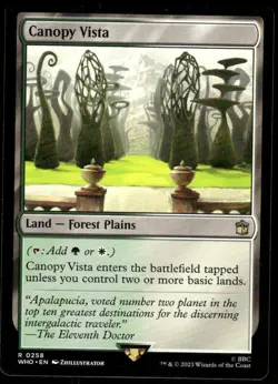 1x Canopy Vista - Universes Beyond: Doctor Who - NM - MTG - Image 1