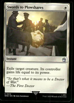 1x Swords to Plowshares - Universes Beyond: Doctor Who - NM - MTG - Image 1