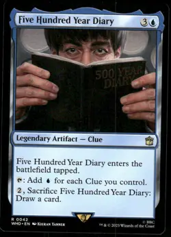1x Five Hundred Year Diary - Universes Beyond: Doctor Who - NM - MTG - Image 1