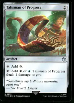 1x Talisman of Progress - Universes Beyond: Doctor Who - NM - MTG - Image 1