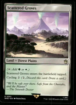 1x Scattered Groves - Universes Beyond: Doctor Who - NM - MTG - Image 1