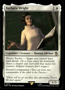 1x Barbara Wright - Universes Beyond: Doctor Who - NM - MTG - Image 1