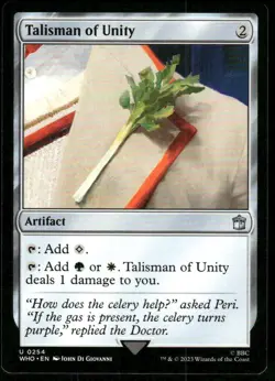 1x Talisman of Unity - Universes Beyond: Doctor Who - NM - MTG - Image 1