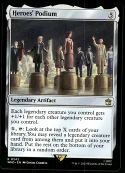 1x Heroes' Podium - Universes Beyond: Doctor Who - NM - MTG - Image 1