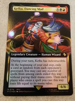 Kefka, Dancing Mad - #174 Foil (Extended Art) Final Fantasy - Mtg - Image 1