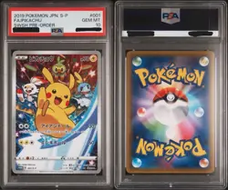 PSA10 Pikachu 001/S-P Promo Pokemon Card Japanese 7 Eleven SWSH GEM MINT 2019 - Image 2