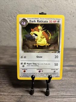 Dark Raticate 51/82 Team Rocket Regular Common-Pokemon TCG-Fast Shipping-LP/NM! - Image 1