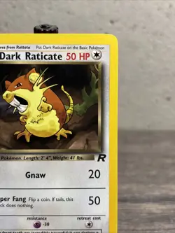 Dark Raticate 51/82 Team Rocket Regular Common-Pokemon TCG-Fast Shipping-LP/NM! - Image 3