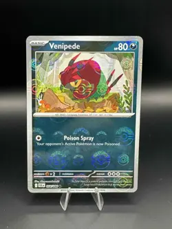 Pokemon TCG Venipede 054/086 Black Bolt Pokeball Holo Pack Fresh NM+ - Image 1