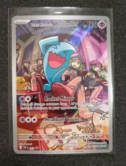 Team Rocket's Wobbuffet - SVP203 - SV Black Star Promos - Pokemon TCG - NM/M - Image 1