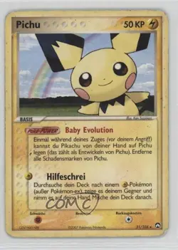 Pichu Pokemon EX Power Keepers #21 2007 15fy - Image 1