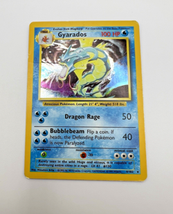 Vintage Pokemon Gyarados (Base Set,6/102,Foil) WOTC 1999 DAMAGED - Image 1