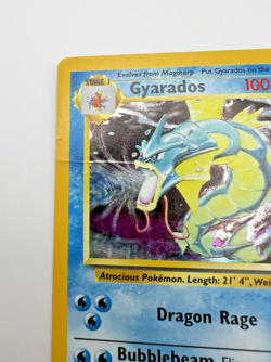 Vintage Pokemon Gyarados (Base Set,6/102,Foil) WOTC 1999 DAMAGED - Image 2