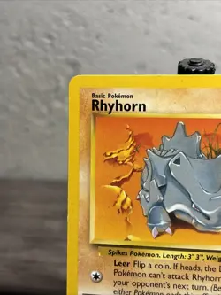 Rhyhorn 61/64 Jungle Regular Common-Vintage-Pokemon TCG-Fast Shipping-LP/NM!! - Image 2