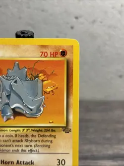 Rhyhorn 61/64 Jungle Regular Common-Vintage-Pokemon TCG-Fast Shipping-LP/NM!! - Image 3