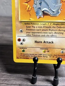 Rhyhorn 61/64 Jungle Regular Common-Vintage-Pokemon TCG-Fast Shipping-LP/NM!! - Image 4