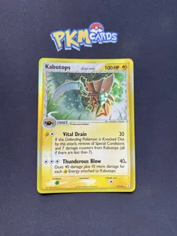 Pokemon TCG Kabutops Holon Phantoms 9/110 Holo Rare LP. - Image 1