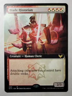Blade Historian -Extended Art- STRIXHAVEN School of Mages STX 334 mtg NM/M - Image 1