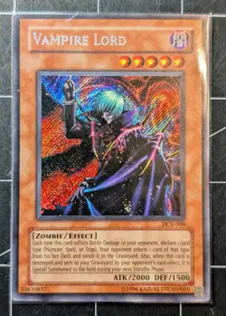 Vampire Lord DCR-000 Dark Crisis Unlimited Yugioh - Image 1