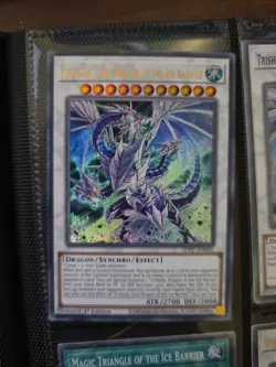 Trishula, Zero Dragon of the Ice Barrier -SDFC- Ultra Rare 1st Edition Yugioh - Image 1