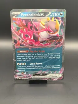 Fezandipiti EX Shrouded Fable Holo Double Rare Pokemon TCG Card 038/064 - Image 1