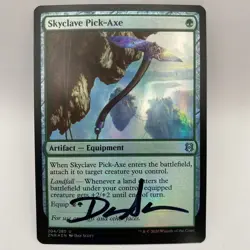 Skyclave Pick-Axe Card Signed By Dan Scott MTG Artist Proof - Image 1