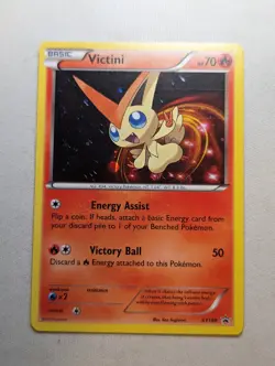 Victini - XY189 - Cosmos Holo - XY Black Star Promo - Pokemon Card - LP - Image 1