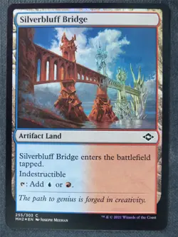 Silverbluff Bridge Foil - Mtg Magic Cards #1V9 - Image 1
