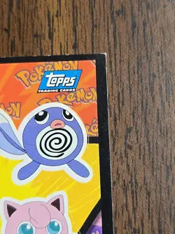 Pokemon Topps - Sandshrew Jigglypuff - The First Movie 1999 Sticker Card - Dmg - Image 4