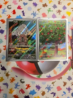 Pokemon Twilight Masquerade Illustration Rare 2 Card Lot Pack Fresh - Image 1