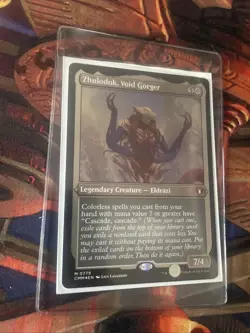 Zhulodok, Void Gorger Commander Masters Foil Etched THICK CARD Commander - Image 1