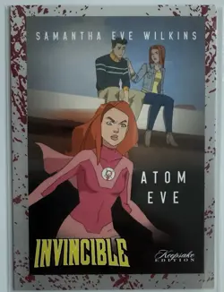 SDCC 2025 Exclusive Invincible Atom Eve Blood Splatter Promo Card #221 1/100 - Image 1