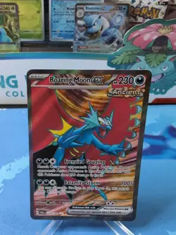 Roaring Moon ex - 229/182 - Pokemon Paradox Rift Full Art Ultra Rare Card NM - Image 1