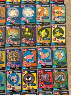 1999 Pokemon Burger King PokeTrivia Kids Meal 88 Unperforated Cards - Image 5