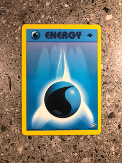 Pokemon TCG Cards 1st Edition Water Energy 111/111 Neo Genesis NM - Image 1