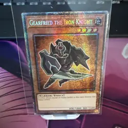 Gearfried the Iron Knight Starlight Rare Yu-Gi-Oh Chibi Card BLMM-EN004 - Image 1