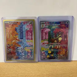 Pokemon Deerling Card 165 Sawsbuck 166 TCG English good nm condition bundle - Image 1