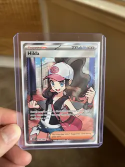 Pokemon TCG Hilda Full Art Trainer White Flare English Card 164/086 - Image 1