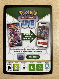 Pokemon Live Promo Card Scarlet & Violet - Paradox Rift - Image 1