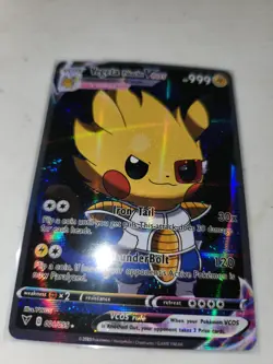 Pokemon Vegeta Pikachu Cosplay Card Mint (1) - Image 1